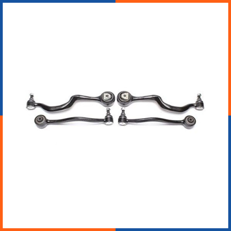Kit bras de suspension pour BMW avec triangles en acier forgé compatible modèles E46 - 4