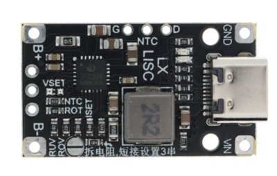 2S Cell Li-on LiPo Akku Batterie Schutz BMS 18650 Type-C Ladegerät