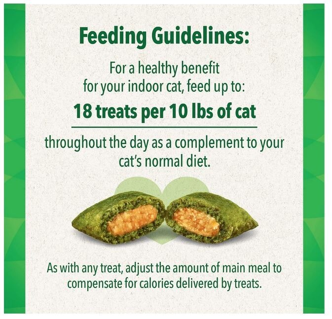 Greenies Feline Smartbites Healthy Indoor Natural Treats for Cats, Chicken Flavo