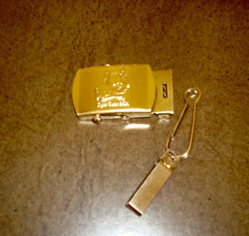 Tiger Cub Scout Belt Buckle & Belt Physical Fitness Merit Badge - 第 1/2 張圖片