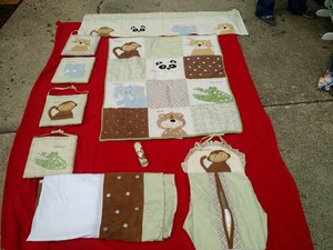Nojo Crib Bedding Nursery Set Monkey Elephant Bear Cheetah Panda