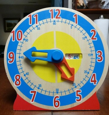 melissa & doug turn & tell clock