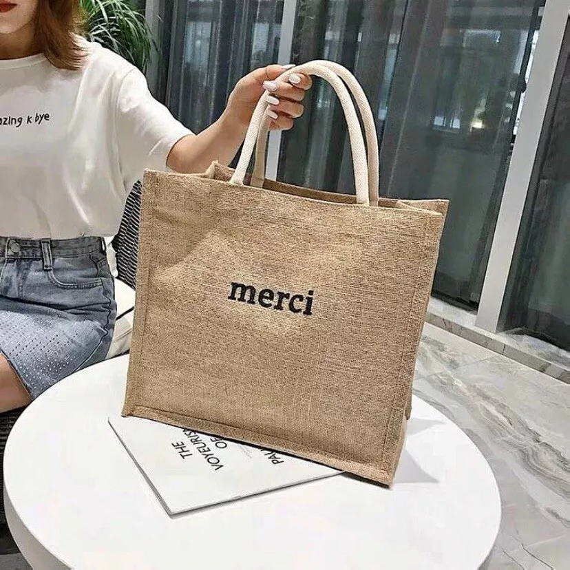 Merci Market Tote Bag, Bags and Purses