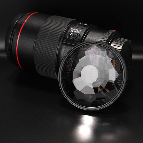 77 mm Hand Kaleidoskop Glas Prismenfilter variable Anzahl der Motive D2D9 - Bild 5 von 11