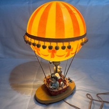 Vintage 1972 Dolly Toy Co Nursery Hot Air Balloon Lamp 17" Works