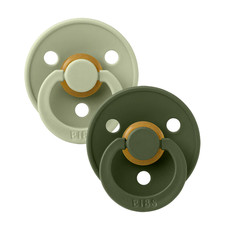 BIBS Colour 2 Pack Baby Sage/Hunter Green