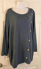 Evans, Women's, Pullover/Tunic, Sweater, Blue, Size X1, new with tags