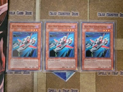 YUGIOH 3X HEAVY MECH SUPPORT PLATFORM SD10-EN011 COMMON 1ST ED NM