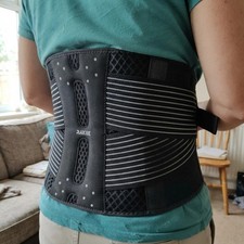 Slim Back Brace for Lower Back Pain Relief, Lightweight Breathable Support