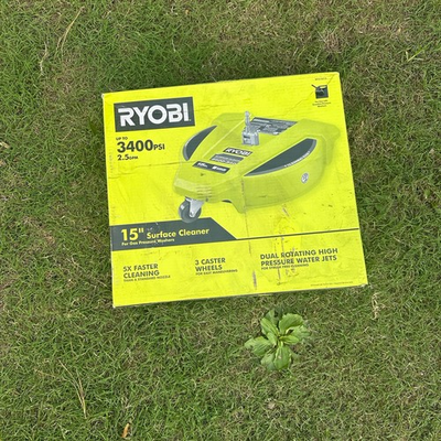 #ad RY31SC15 Ryobi 15 in. 3400 PSI Pressure Washer Surface Cleaner with Wheels $55.00