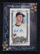 2025 Topps Allen & Ginter Framed Mini Black Frame 10/25 David Festa Auto 1n5