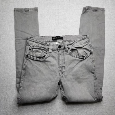 Marc Ecko Cut & Sew Jeans Men 32x32 (30x29)Gray Faded Slim Straight Leg Denim