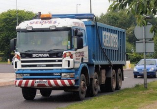 COL PHOTO: GEDDES GROUP SCANIA 114 8 WHEEL BULK TIPPER W489 XGD