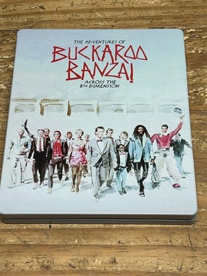 Adventures Of Buckaroo Banzai Blu-Ray / DVD Steelbook. Rare 2018 Shout Factory.