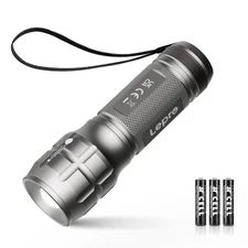 Lighting EVER LED Flashlights High Lumens Small Flashlight Zoomable Waterproo...