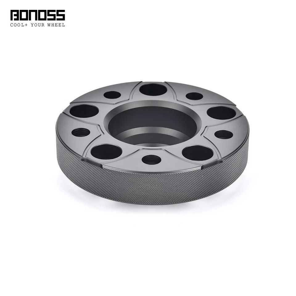 Espaciadores de rueda BONOSS 4 piezas 30 mm negros centrados para Audi Q5 Q7 SQ7 4M Allroad Foto 4 de 4