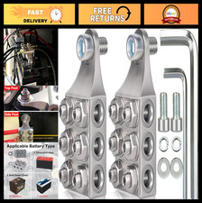 12-Way Battery Terminal Connectors, 10AWG to 4/0 AWG, Top Post for Cars, Trucks,