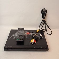 Sony DVP-SR210P CD/DVD Player With Remote  RCA Cables Black, Works Tested