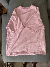 Velour Garments - Pink Tee Size Large