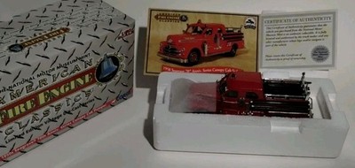 Corgi 1958 Seagrave 70th Anniv Series Canopy Cab Sedan Pumper, Fire Engine, COA 
