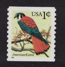 American Kestrel  Falco sparverius  Bird Roul USA 1996 MNH SG#3023 Sc#2477