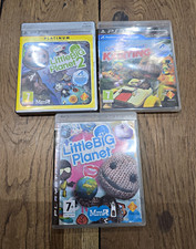 LittleBigPlanet PS3 Game Bundle - 3 Games CIB Complete LBP 1, 2 & Karting PAL