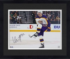 Framed Kevin Fiala Kings Signed 16x20 Reverse Retro Celebration Photo