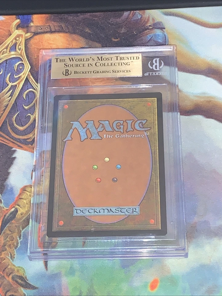 1998 MTG Priest of Titania Korean Urza's Saga Common BGS 9.5 (9.5, 9.5, 9.5, 10) - Image 4 of 4