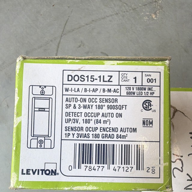 Leviton DOS15 Motion Sensor Switch