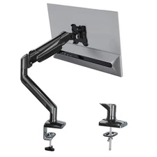  Single Monitor Desk Mount, 13 to 34 Inch Gas Spring Monitor Arm, Adjustable 