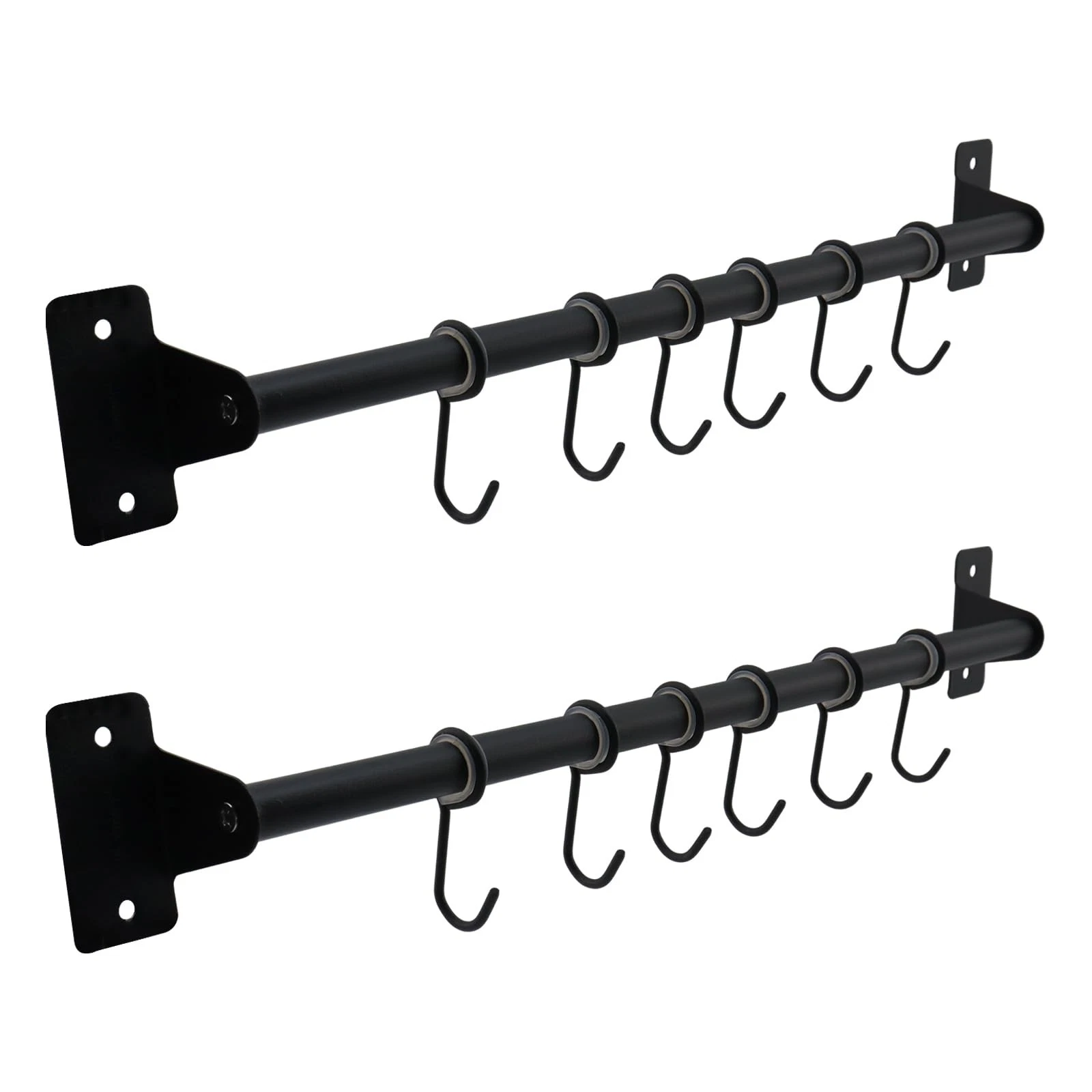 Wall Mounted Kitchen Utensil Holder with 6 Hooks,Stainless Steel Pot Pan Rack...
Opens in a new wind