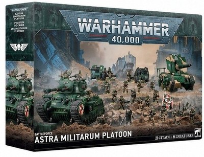 Warhammer 40k: Battleforce Astra Militarum Platoon NEW/SEALED