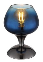 Globo T5 Maxy Tischleuchte Metall Schwarz-Chrom, 1X E27, 20,5 Cm, Design-Stil, I
