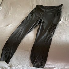 Member's Mark Everyday Moto Ankle Legging XL Brnt Olive High-Rise 25" Inseam