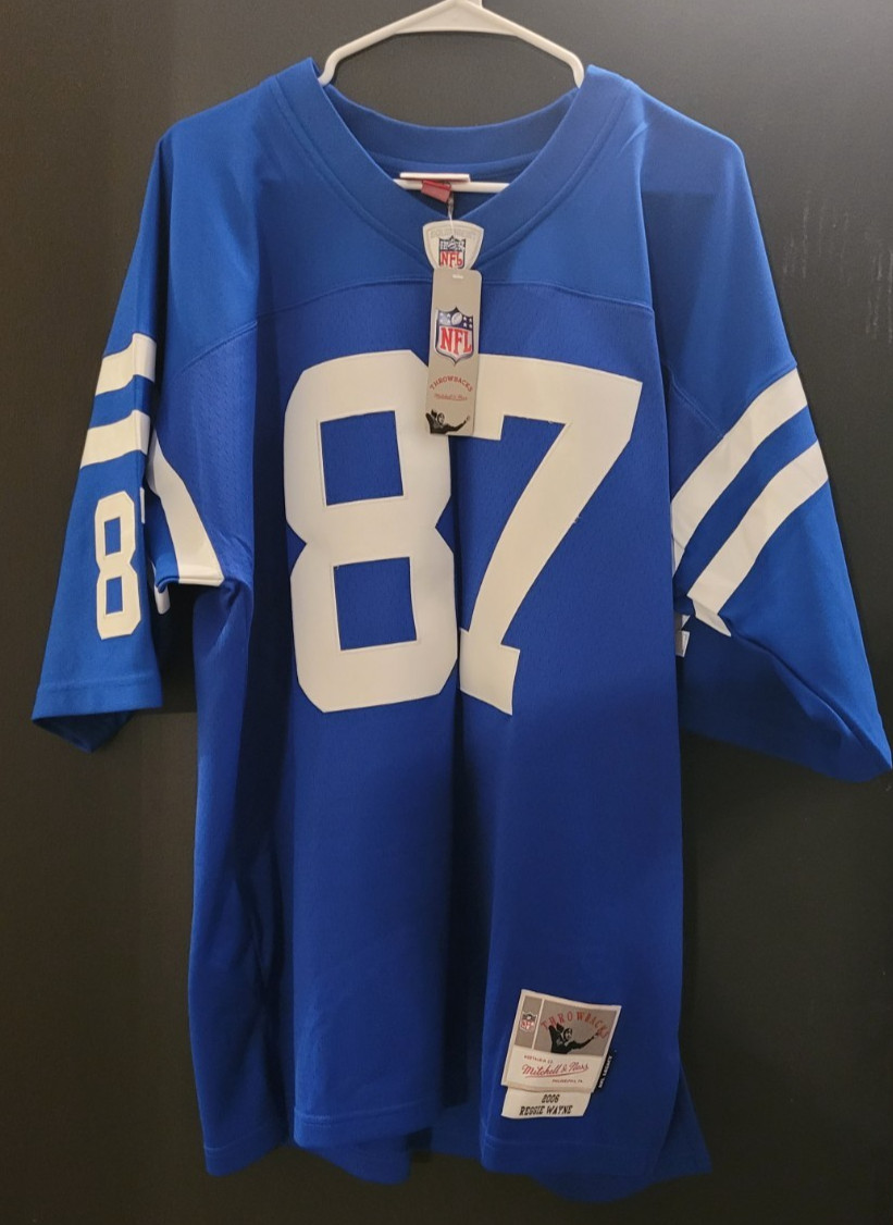 Indianapolis Colts Reggie Wayne #87 Mitchell & Ness Royal 2006 NFL Legacy Jersey