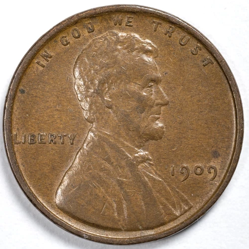 1909 VDB Lincoln Wheat Penny Extremely Fine (XF)