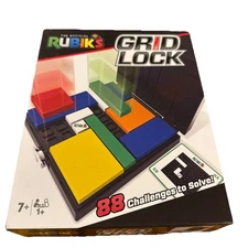 NIB Rubik’s Cube Gridlock Puzzle Game – Brain Teasing Logic Challenge - Ages 7+