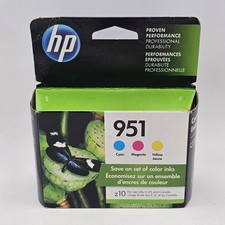 HP 951 OEM Color Ink Cartridges Brand New Sealed - Exp Dec 2021