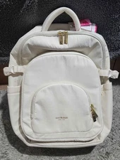 Brand New Isaac Mizrahi Backpack with Cooler / Stanley Pocket Ivory Cream NWT