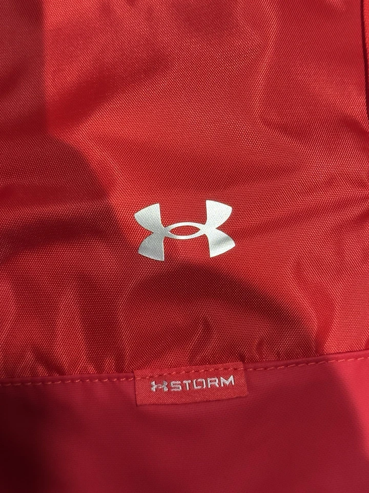 Under Armour Hustle Sack Bolso Mochila con Cordón Rojo Universitario Foto 4 de 4