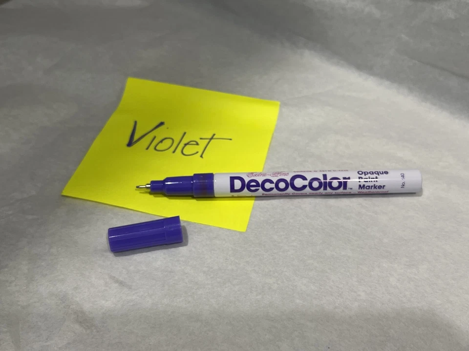Marcador VIOLETA líquido extra fino Marvy Uchida DECOColor 140 Foto 2 de 4