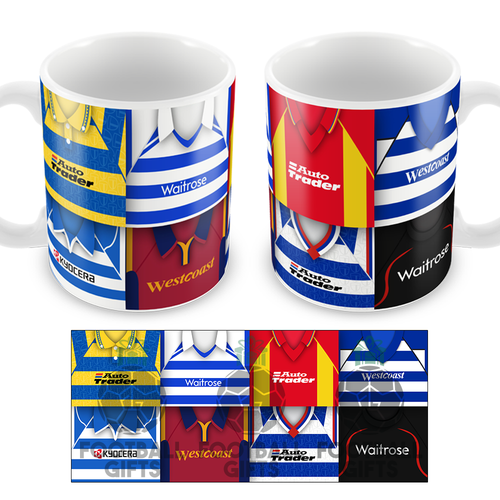Reading Retro Shirts Classic Kits Montage Mug Cup Great Gift Top Quality - 第 1/1 張圖片