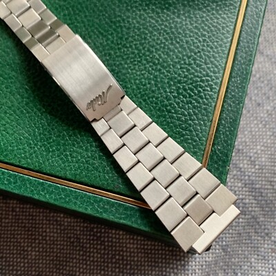 Vintage Mido 19mm Stainless Steel Bracelet Band for Wristwatch