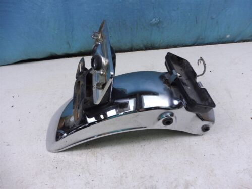 77 Yamaha XS400 XS 400 Y579' rear fender guard cover w/ brake light mount parts - Picture 1 of 1