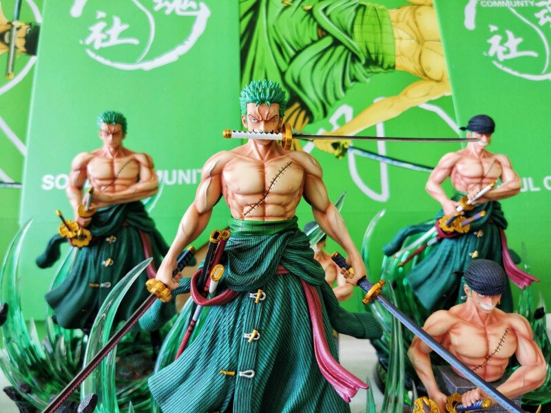 One Piece Roronoa Zoro Statue Resin Soul Community Figure 1/6 | eBay