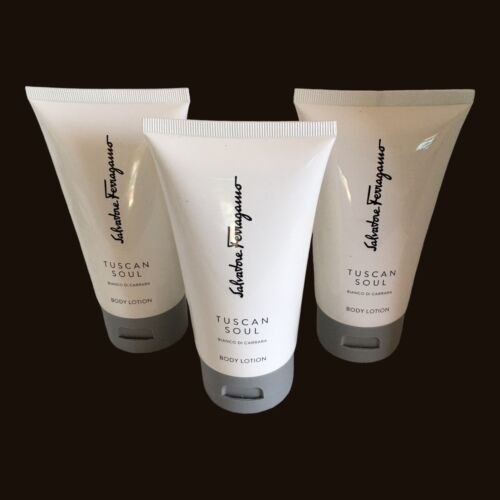 X3 Salvatore Ferragamo Bianco Di Carrara Toscana Alma Lociones Corporales, 5oz (cada una) - Imagen 4 de 11