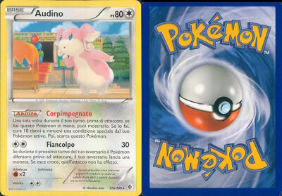 POKEMON KARTE 2012 - MARKIERTE GRENZEN 126/149 AUDINO - NEUWERTIG, NEU, PERFEKTER KIOSK