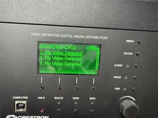 Crestron DM-MD8X8-CPU3 8x8 Digital Media Switcher-Fully Loaded 4KZ cards