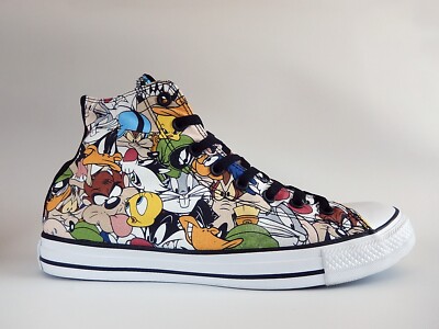Converse All-Star x Looney Tunes AOP Chuck Taylor Mens 10.5 shoes sneaker tweety