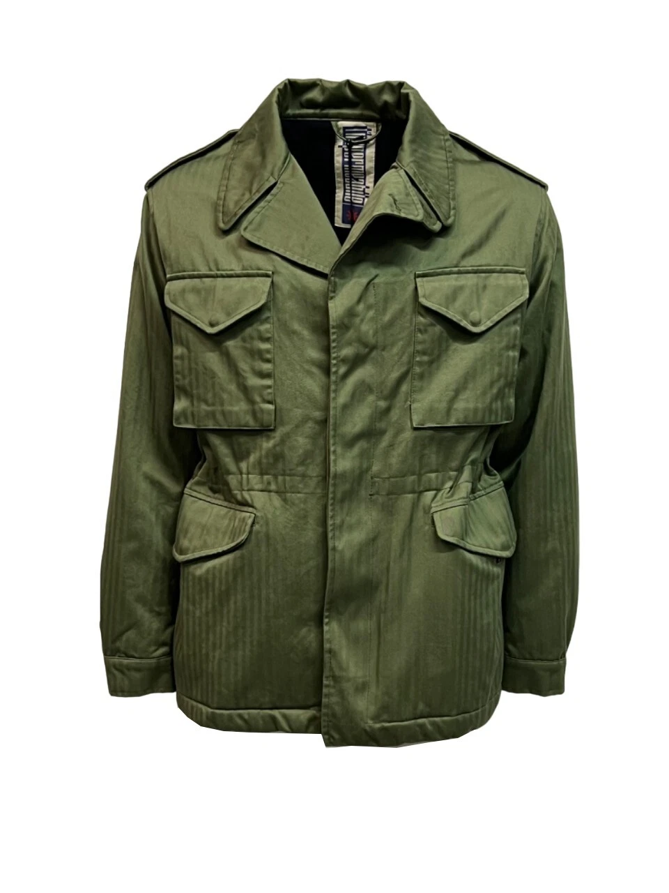 The Waterproof Saharan Man Green Cotton Barbed SMITH SPIGA Made in Italy